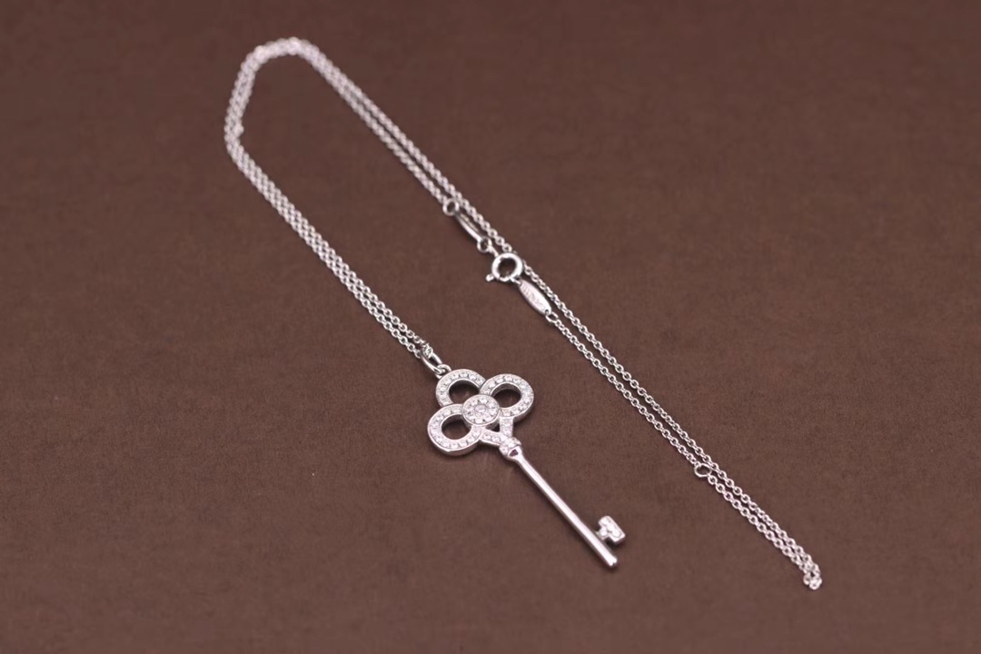 Tiffany & Co. Tiffany&Co.心冠钥匙项链 纯银