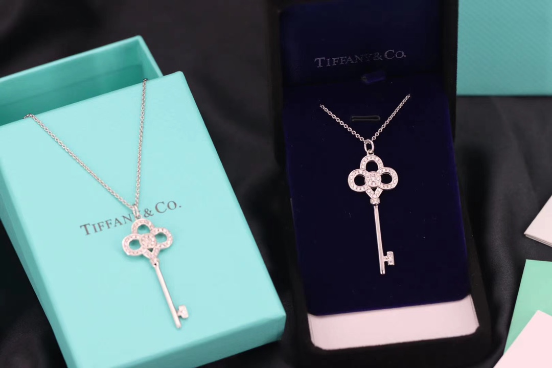 Tiffany & Co. Tiffany&Co.心冠钥匙项链 纯银