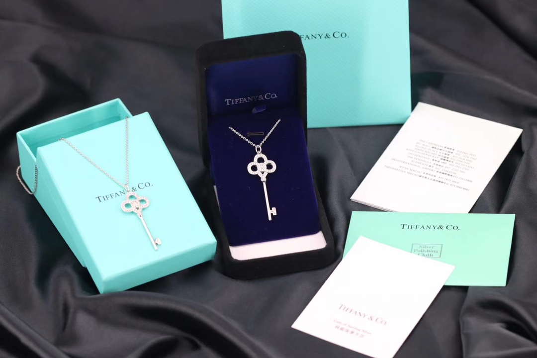 Tiffany & Co. Tiffany&Co.心冠钥匙项链 纯银