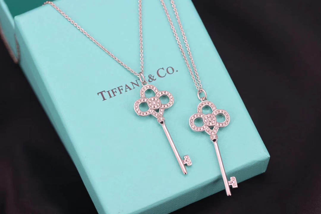 Tiffany & Co. Tiffany&Co.心冠钥匙项链 纯银