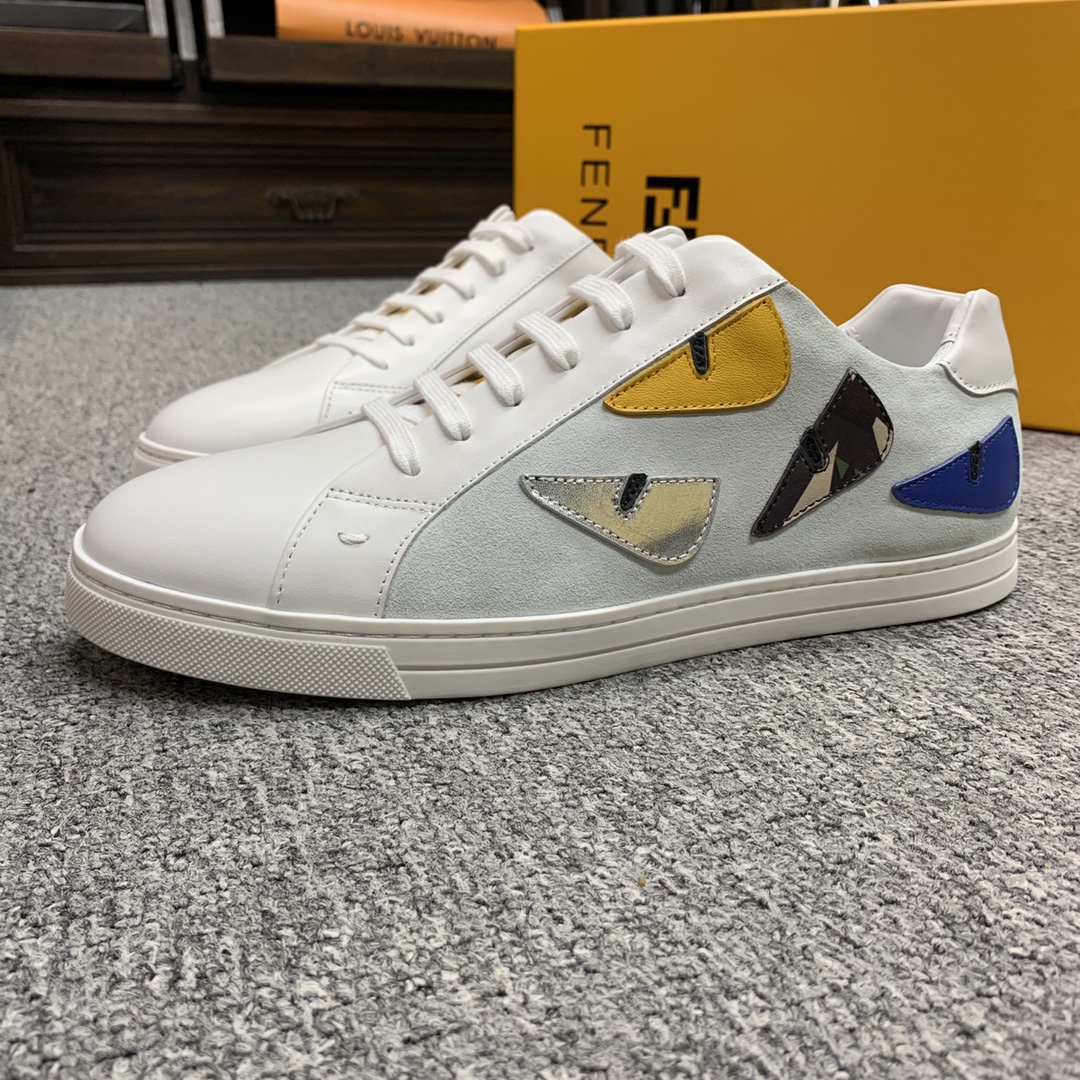 Fendi Style Leather Men's Shoes style reference detail image 5 from source 781817