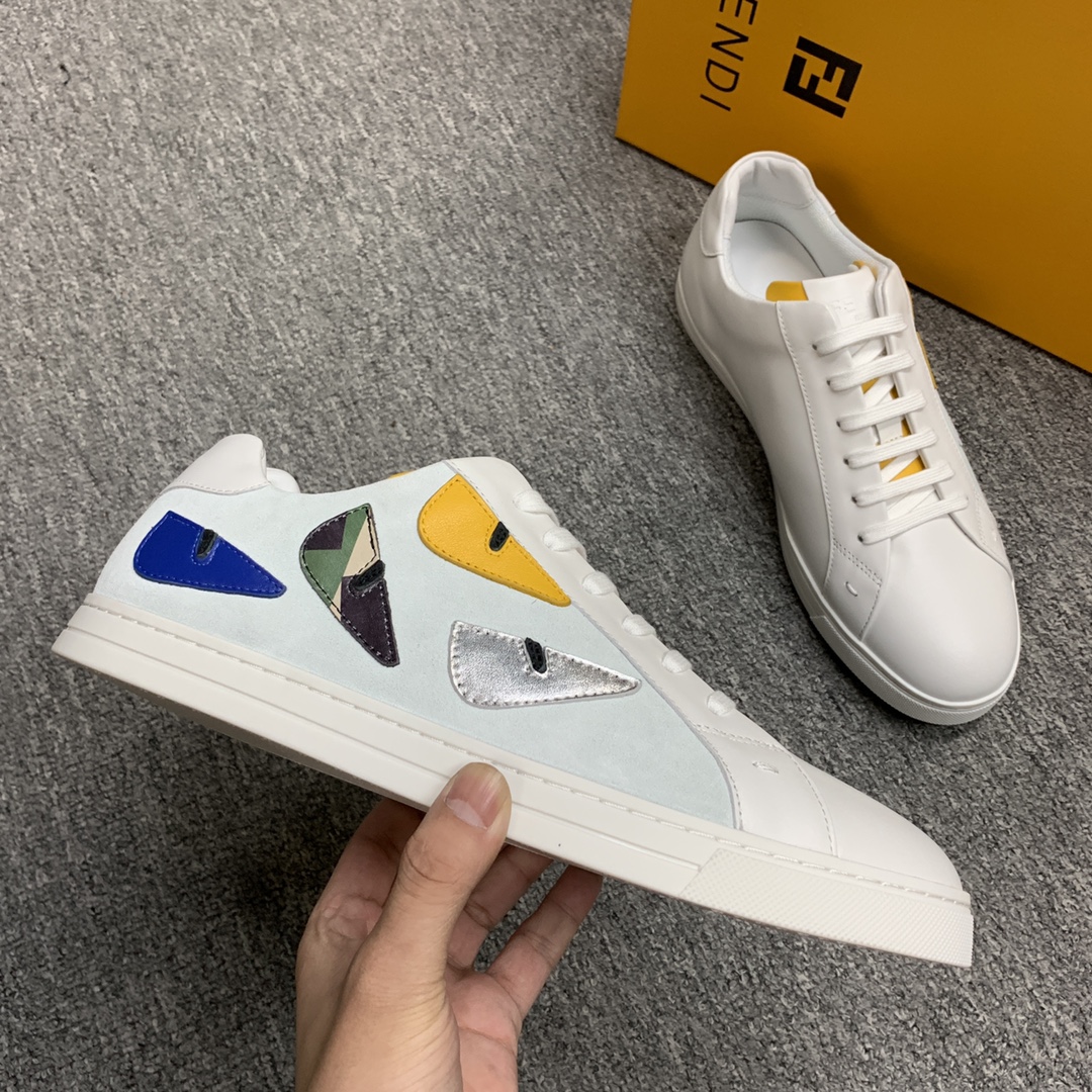 Fendi Style Leather Men's Shoes style reference detail image 4 from source 781817