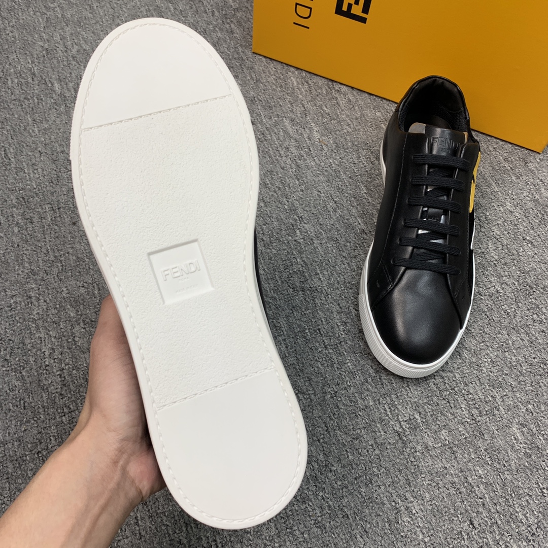Fendi Style Leather Men's Shoes style reference detail image 7 from source 781822