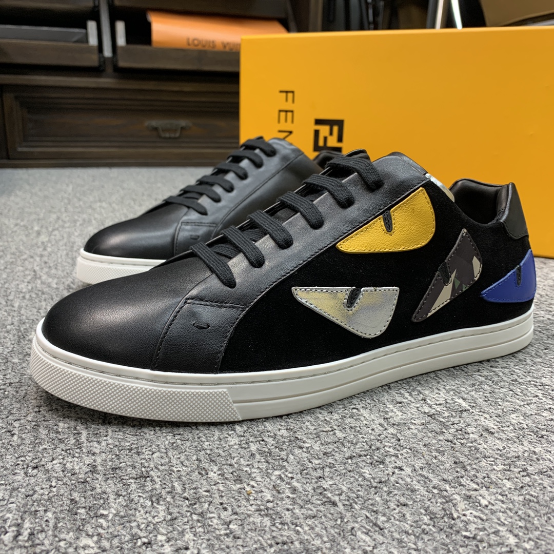 Fendi Style Leather Men's Shoes style reference detail image 5 from source 781822