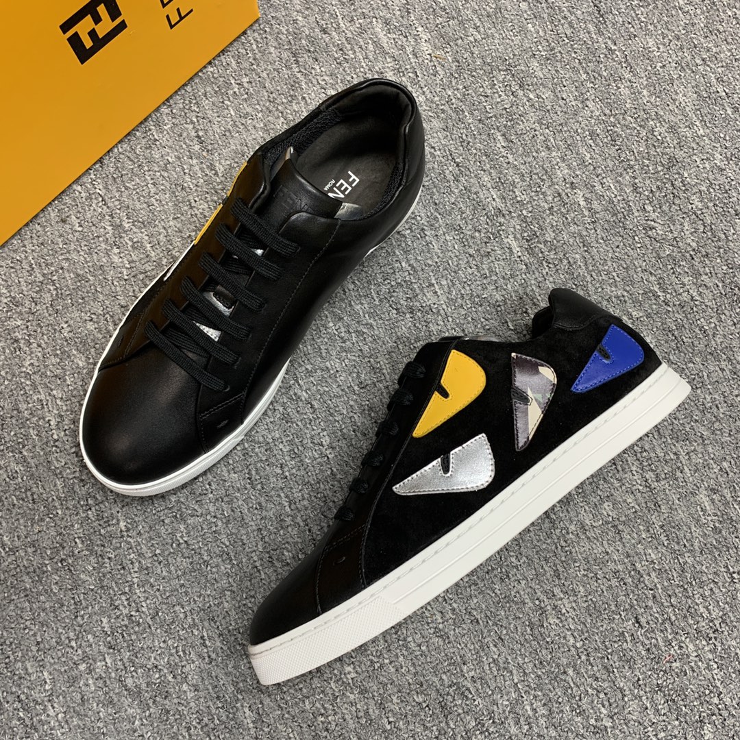 Fendi Style Leather Men's Shoes style reference detail image 6 from source 781822