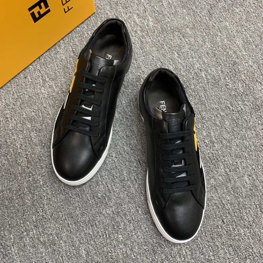 Fendi Style Leather Men's Shoes Lookbook Reference image 2