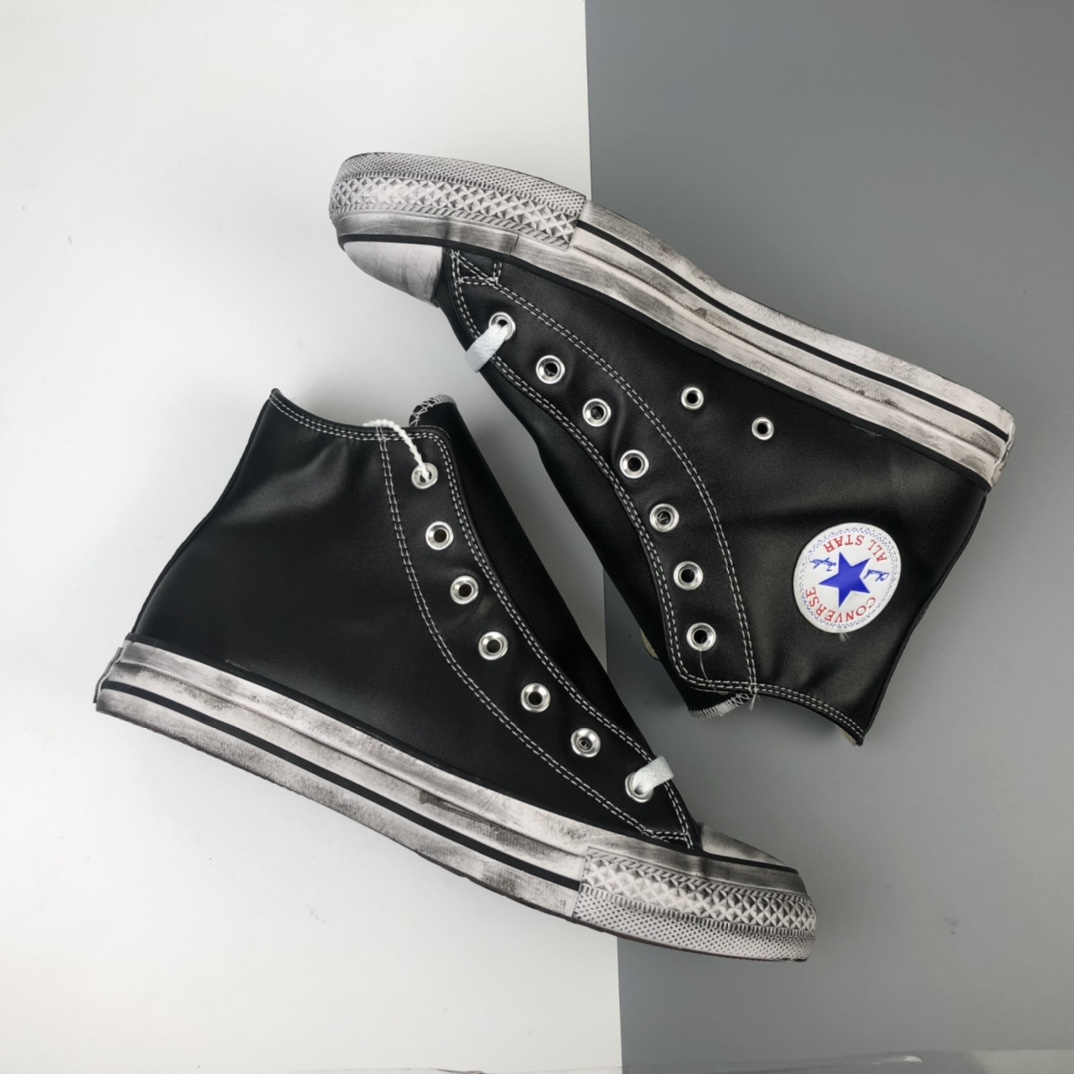 140 Converse Taylor All Star 全明星系列复古水洗做旧小面皮经典百搭脏鞋 158575C