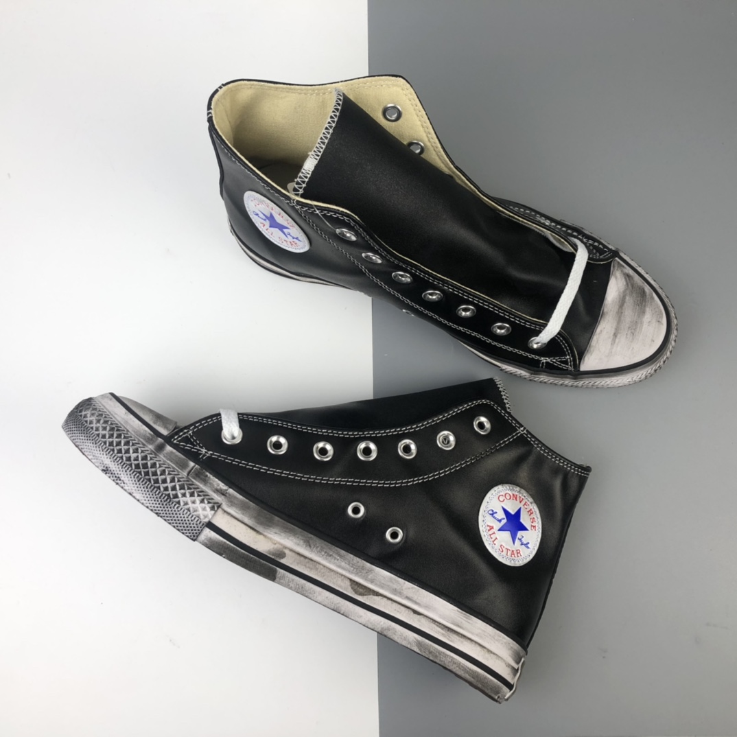 140 Converse Taylor All Star 全明星系列复古水洗做旧小面皮经典百搭脏鞋 158575C