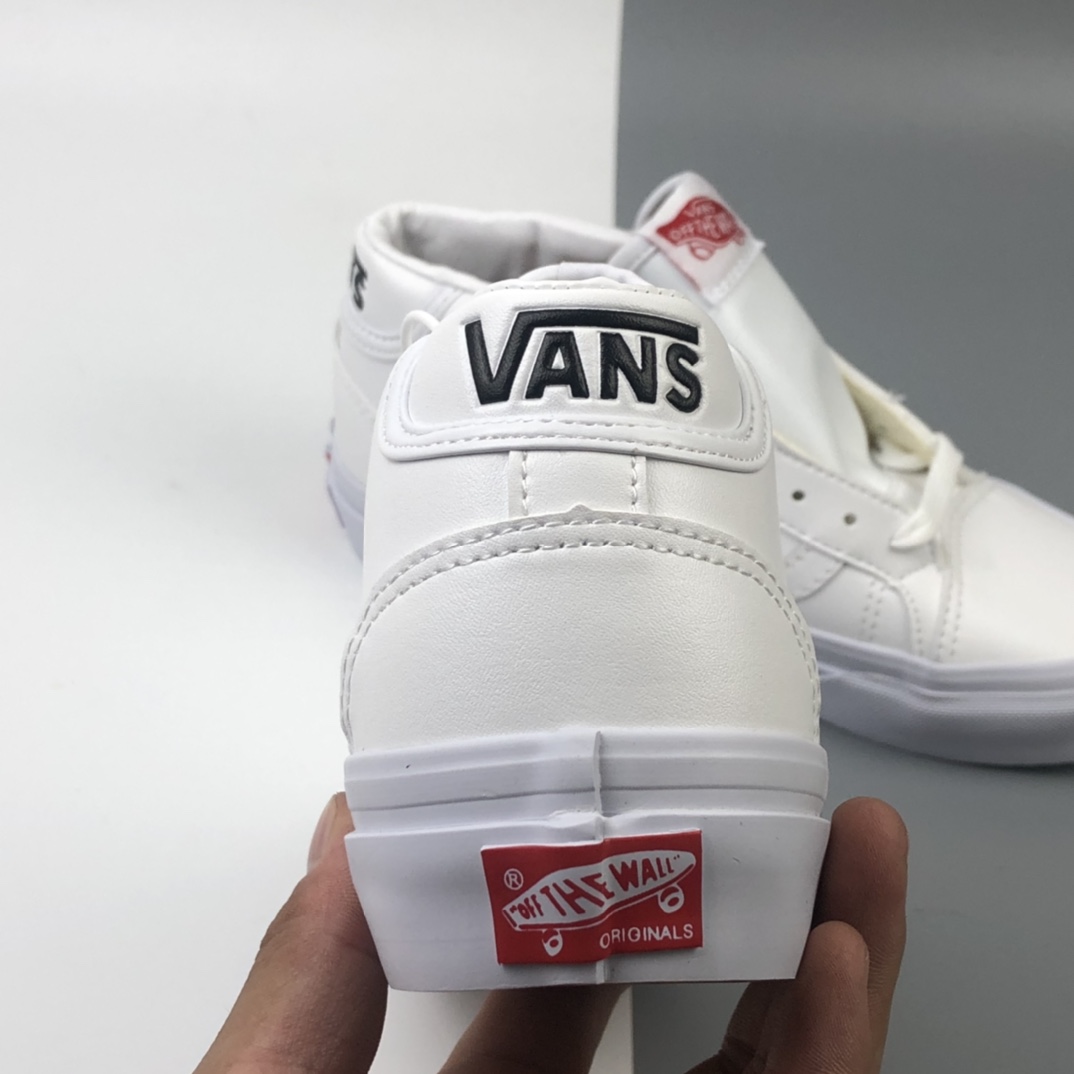 160 Vans Vault OG Mid Skool 高端支线小牛皮中邦休闲板鞋 VN0A4BTR60B