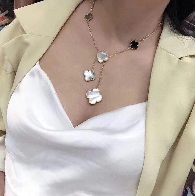 NO:100925,VCA Six Flower Necklace Set More Than a Versatile, Vac Necklace, Necklace19860909VCA 六花项链 套装更豪横,Vac项链,necklace,Jewelry