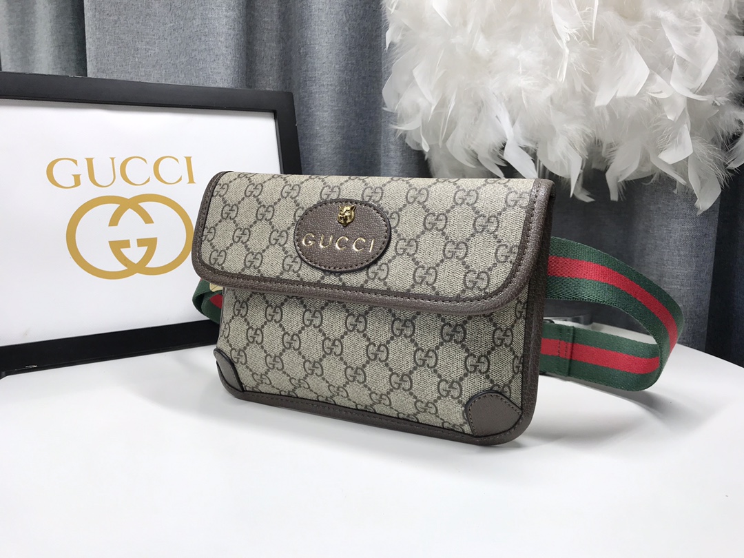 高級牛皮製カジュアルウエストバッグ - 独自デザインと精緻な仕立て