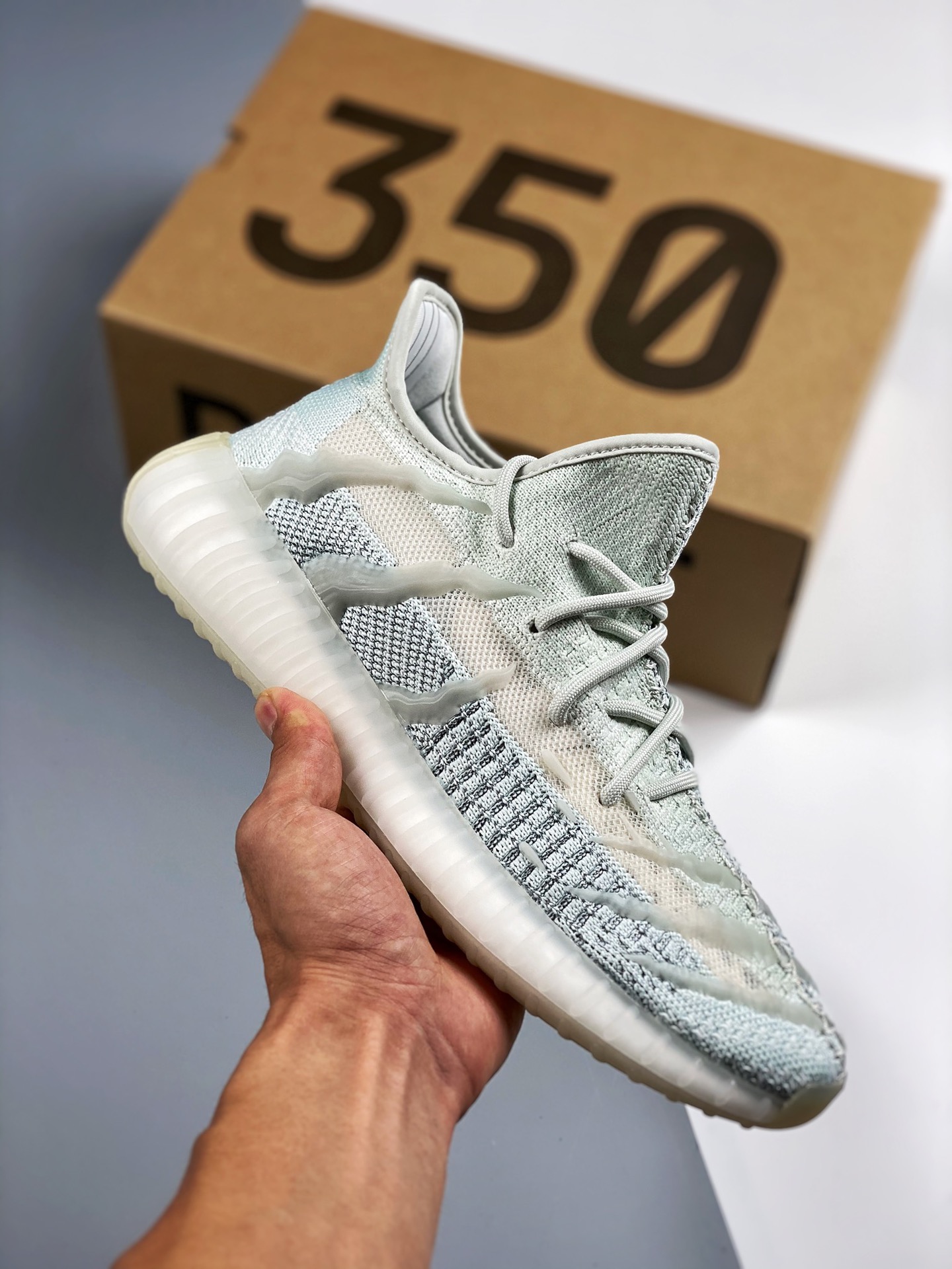 Adidas Yeezy Boost 350 V2 3M luminoso con destellos reflectantes KPL J tecnología TPU + suela amortiguadora d…