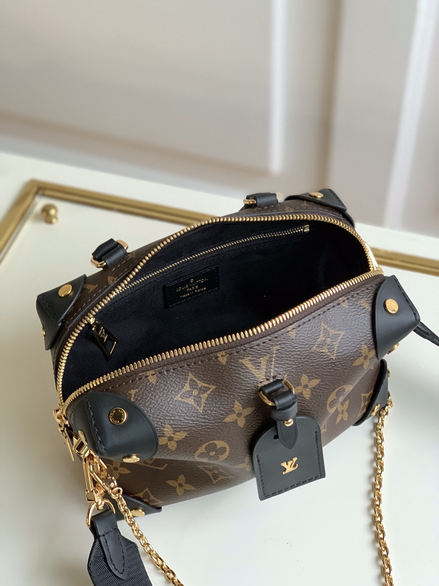 Louis Vuitton LV Petite Malle Souple 盒子包 M45571黑色