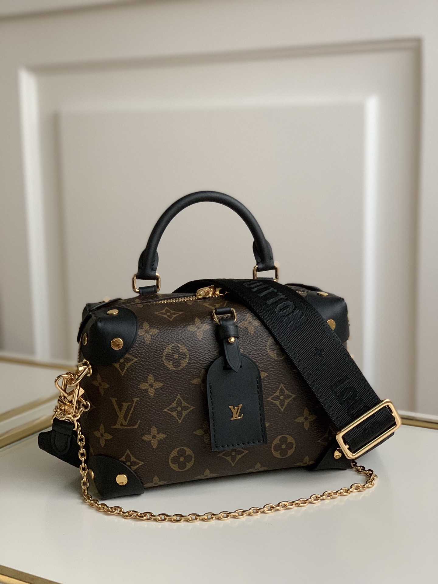 Louis Vuitton LV Petite Malle Souple 盒子包 M45571黑色