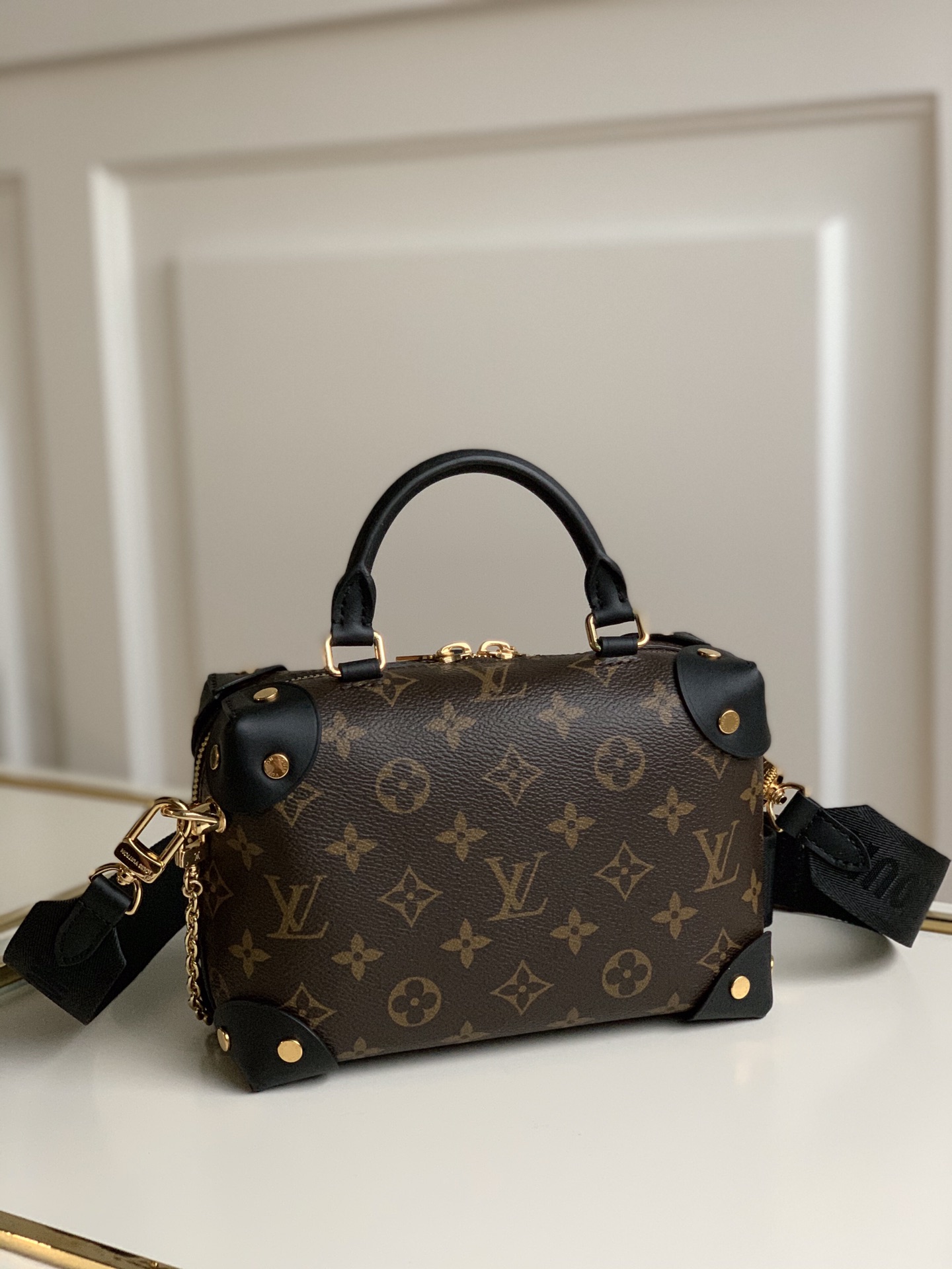 Louis Vuitton LV Petite Malle Souple 盒子包 M45571黑色