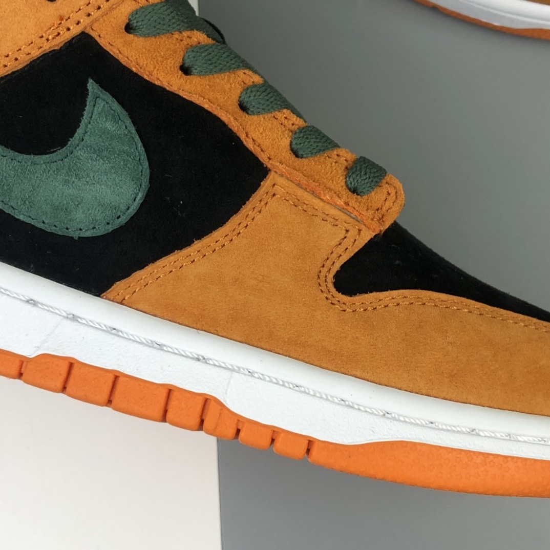 290 Nike SB Dunk Low SP ”Ceramic” 扣篮系列“胡萝卜黄黑”低帮休闲运动滑板板鞋 DA1469-001