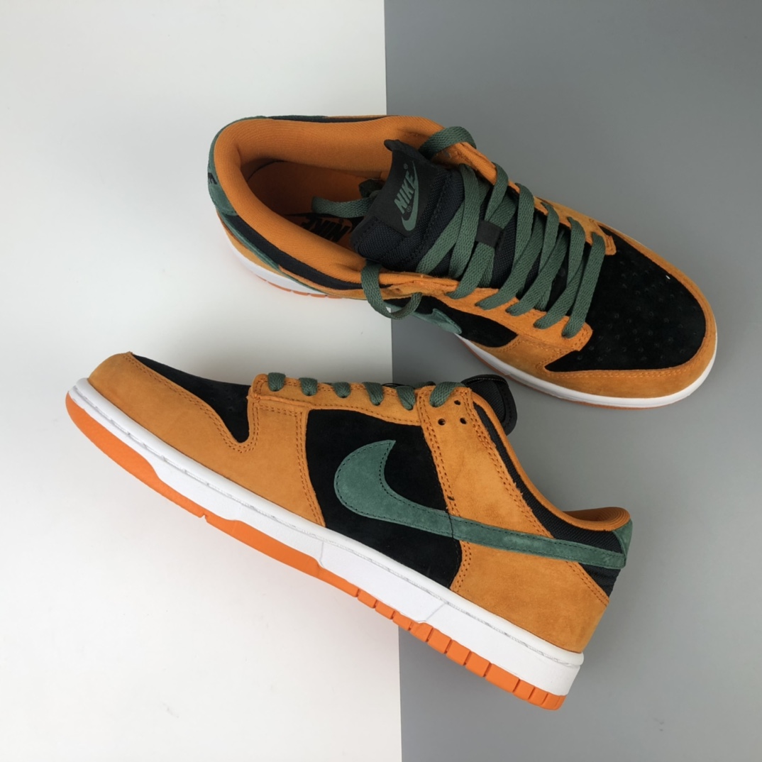 290 Nike SB Dunk Low SP ”Ceramic” 扣篮系列“胡萝卜黄黑”低帮休闲运动滑板板鞋 DA1469-001