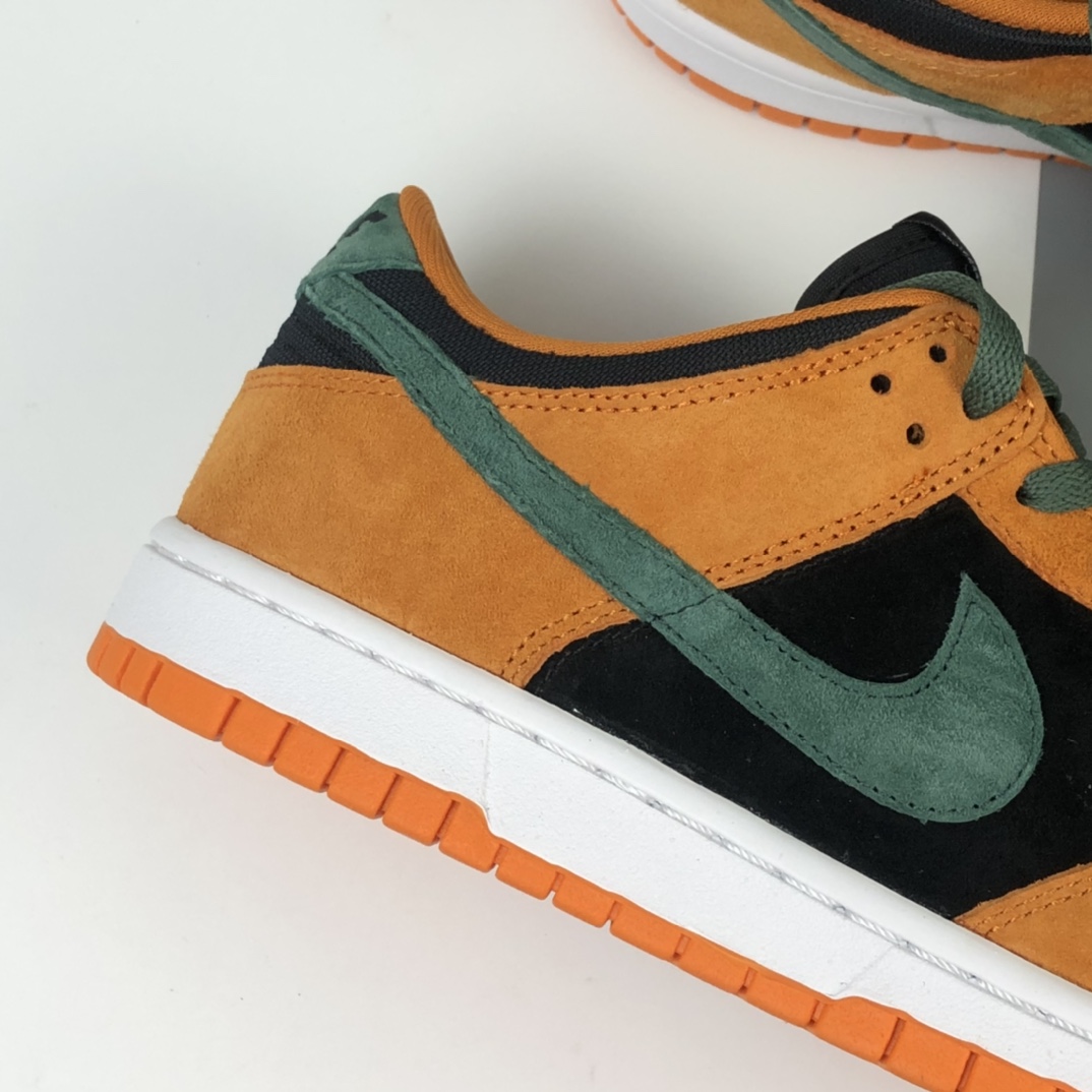 290 Nike SB Dunk Low SP ”Ceramic” 扣篮系列“胡萝卜黄黑”低帮休闲运动滑板板鞋 DA1469-001