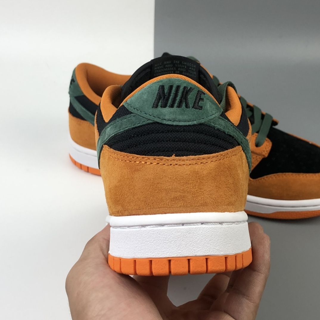 290 Nike SB Dunk Low SP ”Ceramic” 扣篮系列“胡萝卜黄黑”低帮休闲运动滑板板鞋 DA1469-001