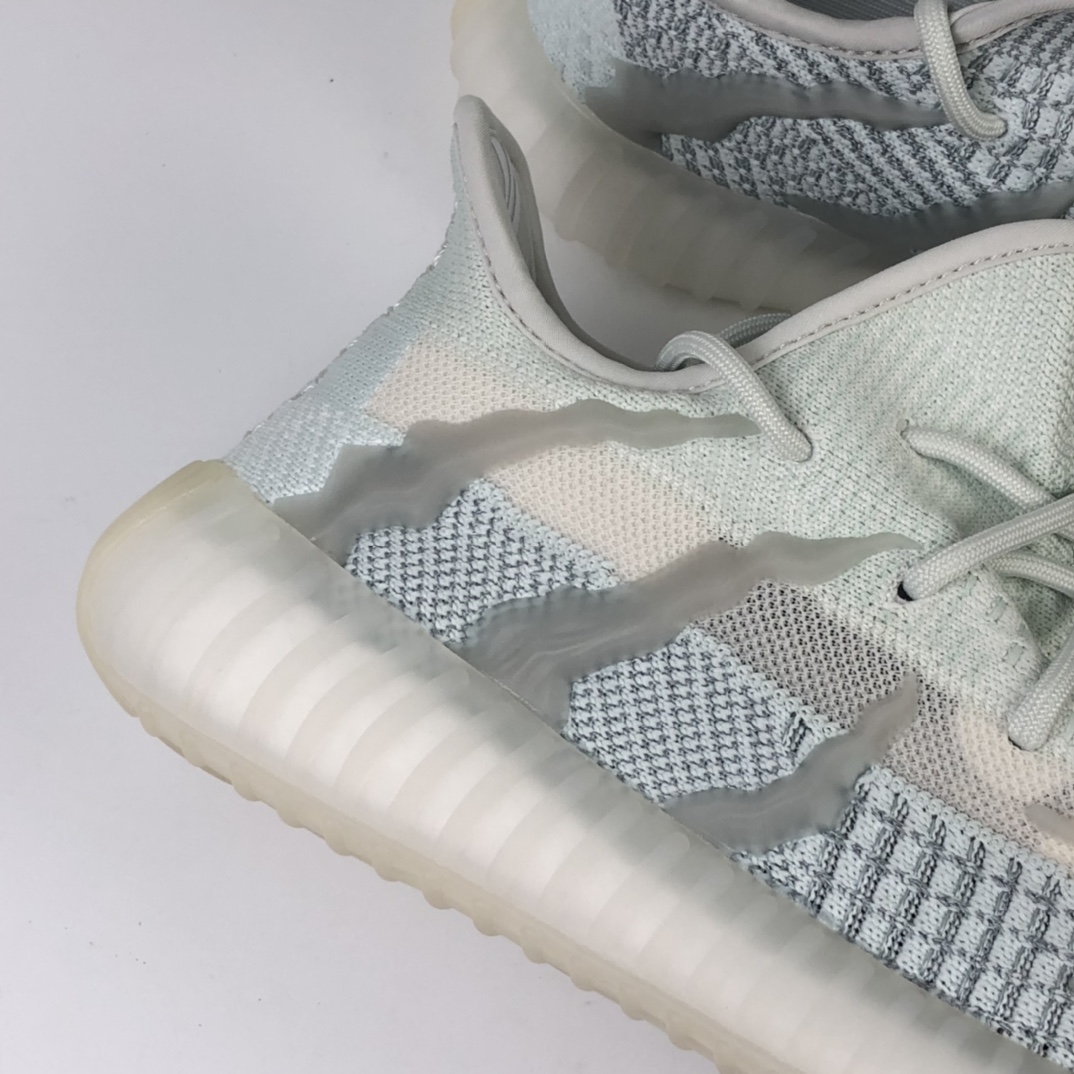 290 Adidas Yeezy Boost 350V2 百搭轻便爆米花中底休闲运动慢跑鞋 怪物夜光系列FC8366