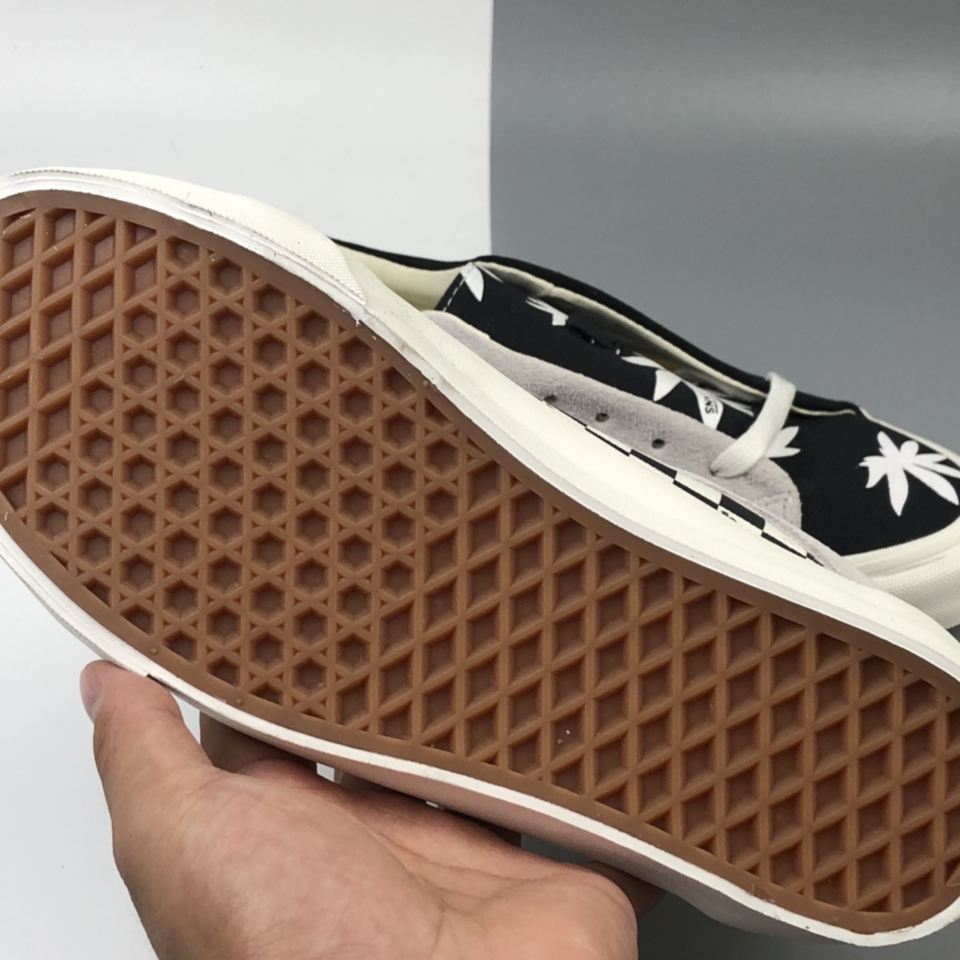 120 Vans Vault OG Lampin LX 高端支线19秋冬棕榈叶麂皮低帮板鞋 VN0A4P3WN8K