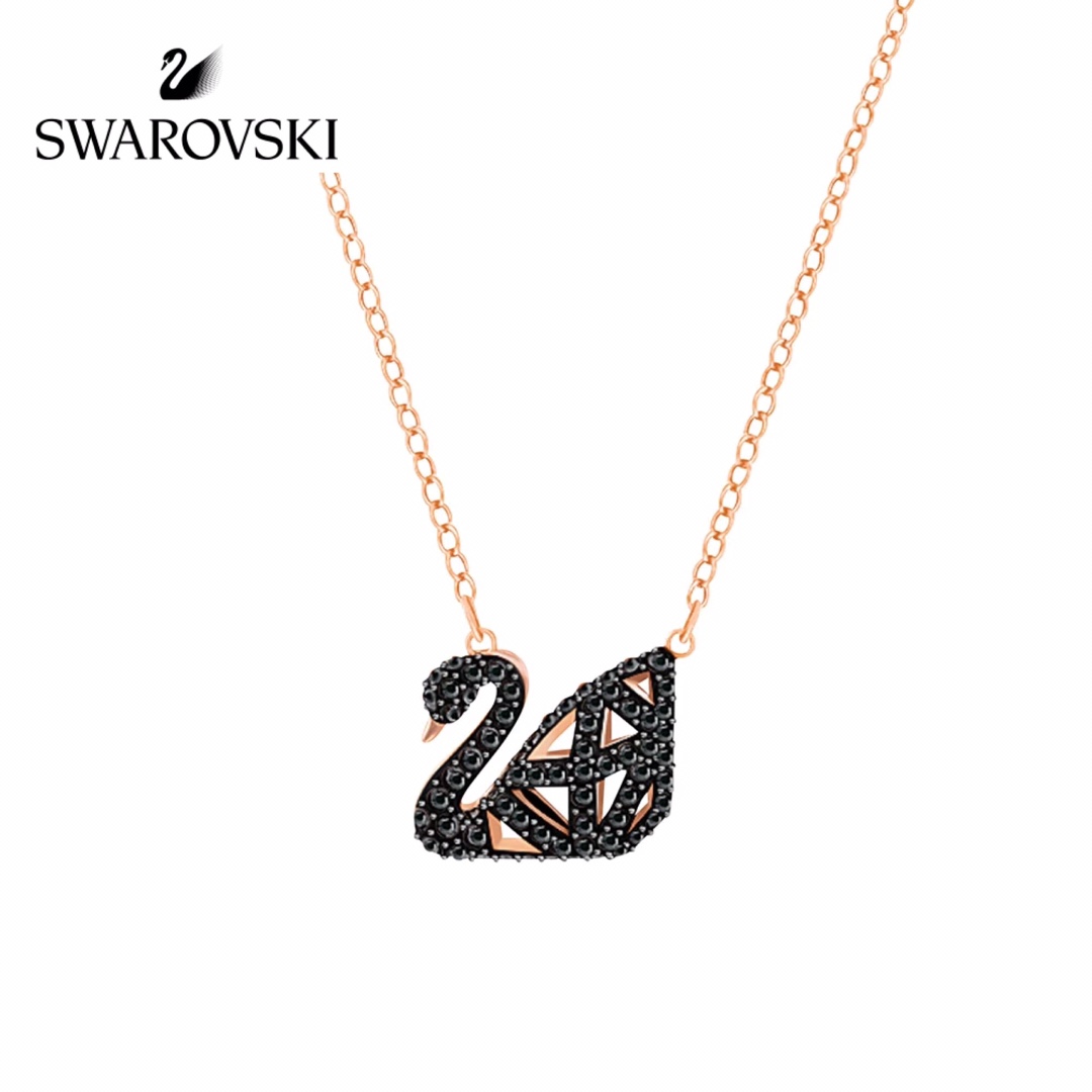 NO:817013,Shijia FACET SWAN fashionable hollow black swan women's necklace clavicle chain, Swarovski necklace, stuart weitzman, necklace19860909施家 FACET SWAN 时尚镂空 黑天鹅 女士项链锁骨链,施华洛项链,stuart weitzman,necklace,Jewelry