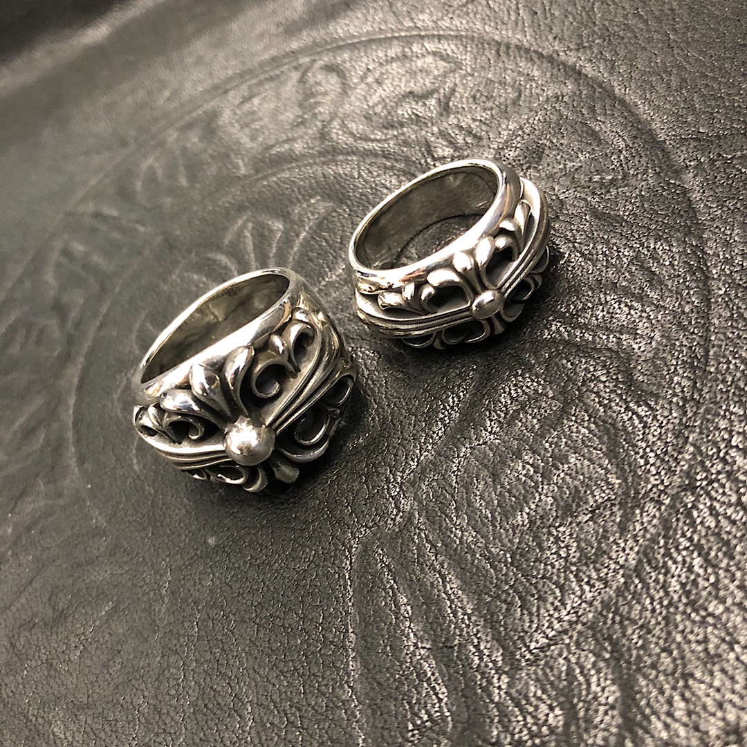 Chrome Hearts MZ出品 开版 𝐂𝐡𝐫𝐨𝐦𝐞 𝐡𝐞𝐚𝐫𝐭𝐬 克罗心 守望者宽/窄情侣戒指