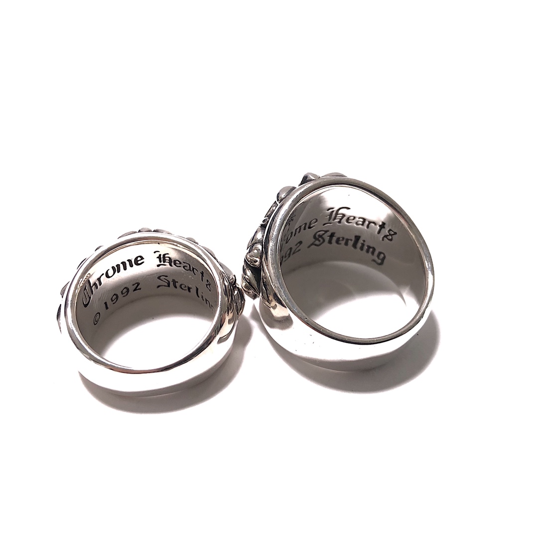 Chrome Hearts MZ出品 开版 𝐂𝐡𝐫𝐨𝐦𝐞 𝐡𝐞𝐚𝐫𝐭𝐬 克罗心 守望者宽/窄情侣戒指
