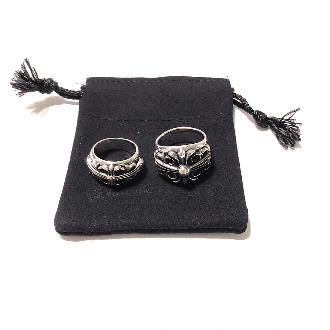 Chrome Hearts MZ出品 开版 𝐂𝐡𝐫𝐨𝐦𝐞 𝐡𝐞𝐚𝐫𝐭𝐬 克罗心 守望者宽/窄情侣戒指