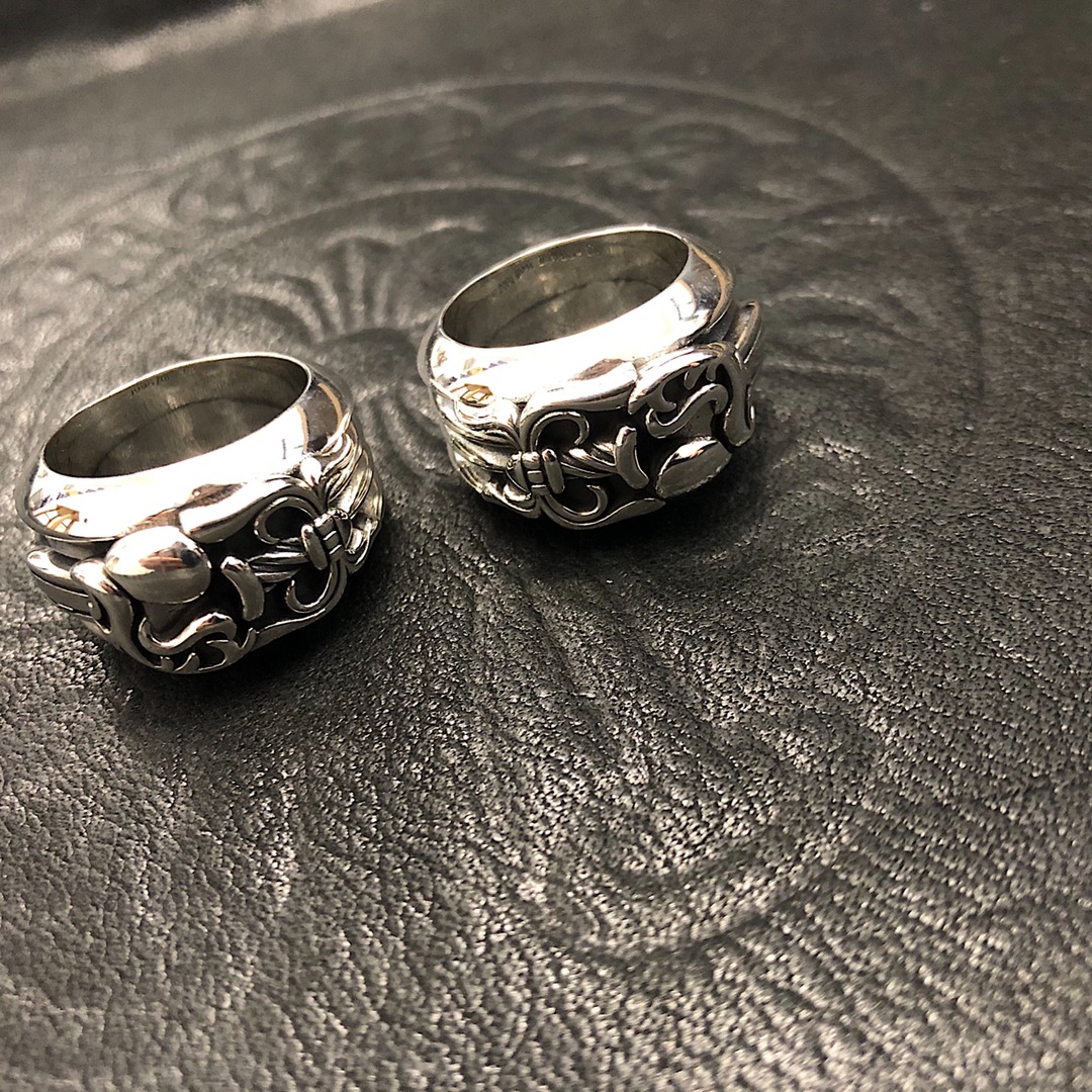 Chrome Hearts 𝐂𝐡𝐫𝐨𝐦𝐞 𝐡𝐞𝐚𝐫𝐭𝐬 克罗心桃心宝剑戒指