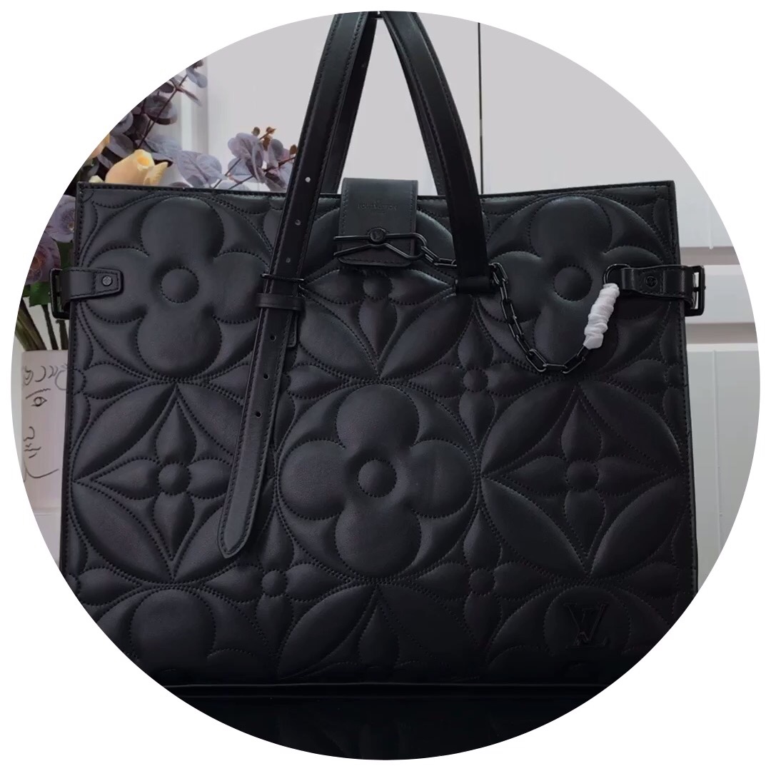 Louis Vuitton LV Onthego Bags Handbags Men Cotton Cowhide Fashion Casual M60725