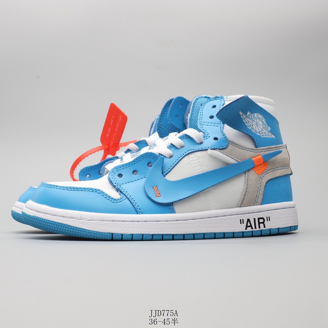 zhen biao-semi-code AJ tie-dye obsidian small Dior Joint white silk womenâs shoes Joe 1 soot 
