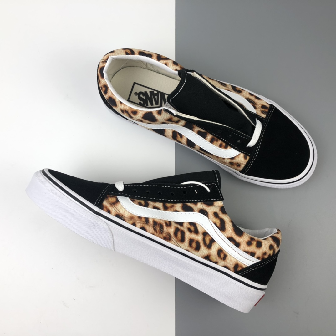 150 Vans Old Skool 2020新款豹纹豹纹系列低帮休闲板鞋 VA0A4U3B3I6