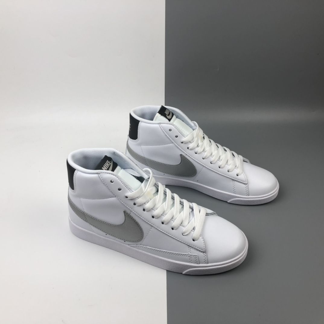 160 Nike Blazer Mid Retro 开拓者皮面高帮百搭休闲运动板鞋 AV9375-106