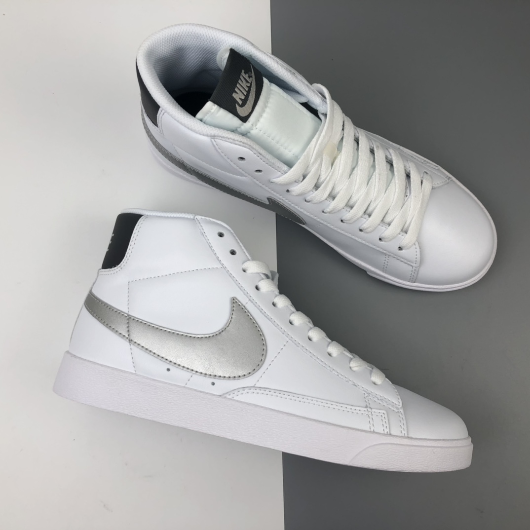 160 Nike Blazer Mid Retro 开拓者皮面高帮百搭休闲运动板鞋 AV9375-106