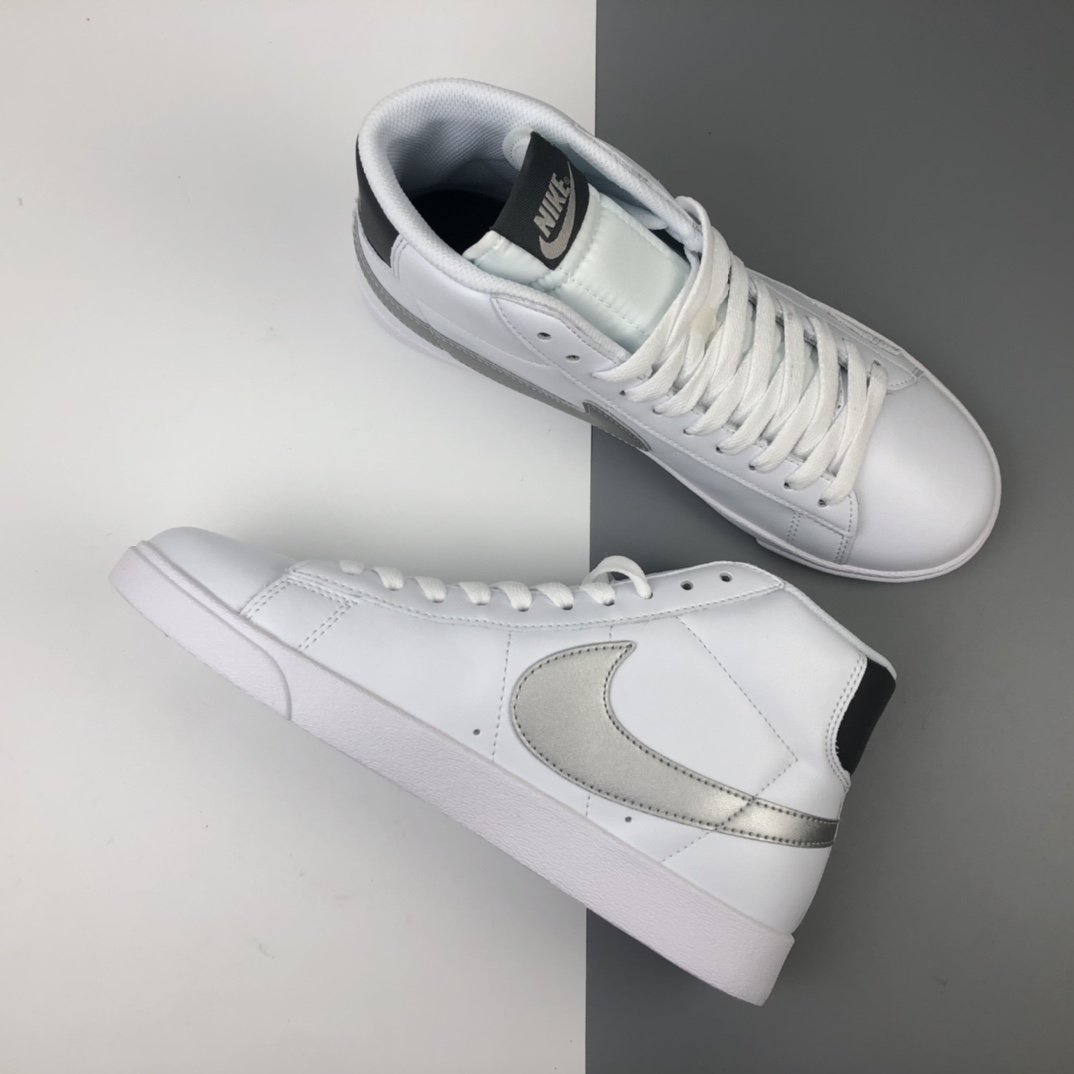 160 Nike Blazer Mid Retro 开拓者皮面高帮百搭休闲运动板鞋 AV9375-106