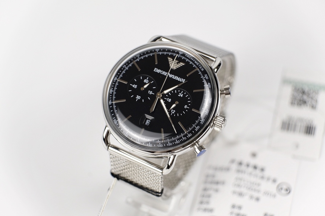 💰280 Emporio ARMANI 阿玛尼 飞行员系列 时尚石英手表男士腕表 AR11104