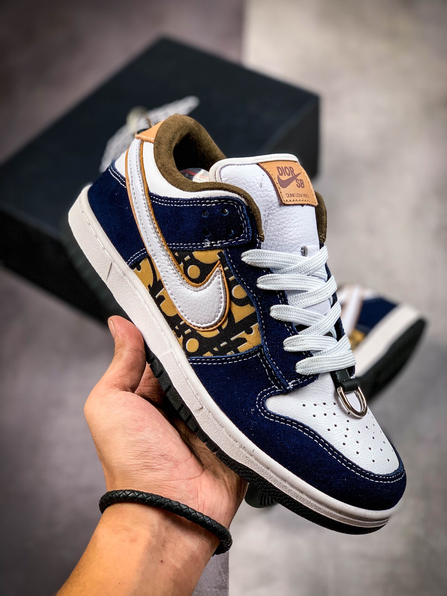 nike sb dunk dior blue