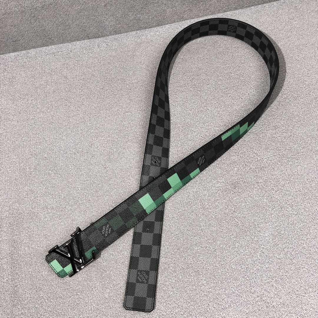 Louis Vuitton Belts High Quality AAA Replica
 Black Grid