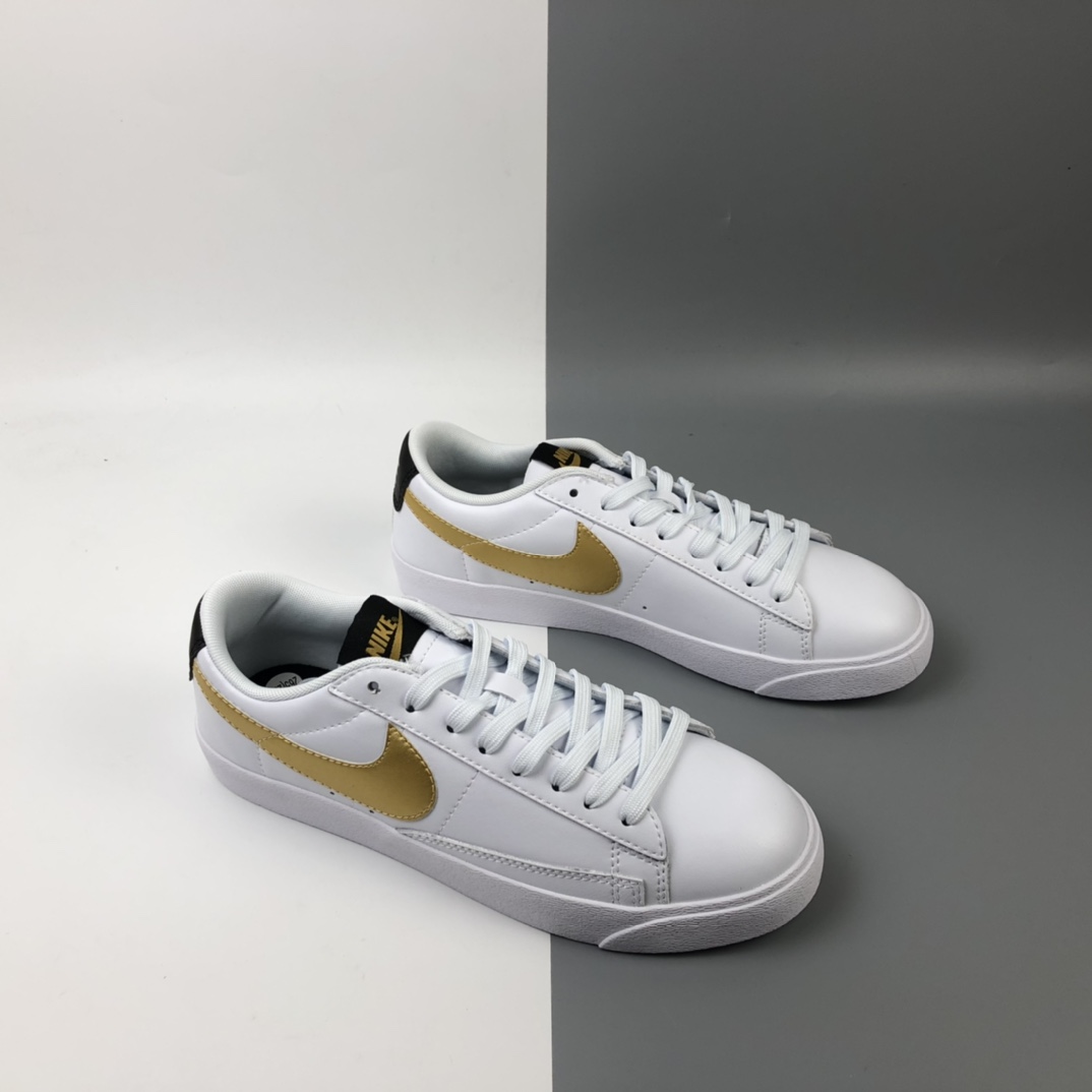 140 Nike Blazer Low PRM 开拓者系列经典低帮百搭休闲运动小白板鞋 AV9370-107