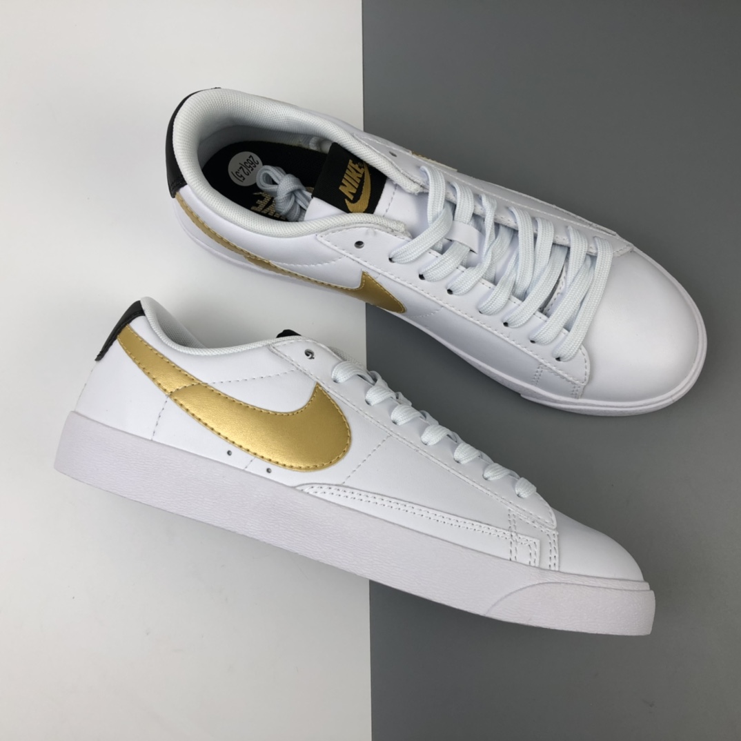 140 Nike Blazer Low PRM 开拓者系列经典低帮百搭休闲运动小白板鞋 AV9370-107