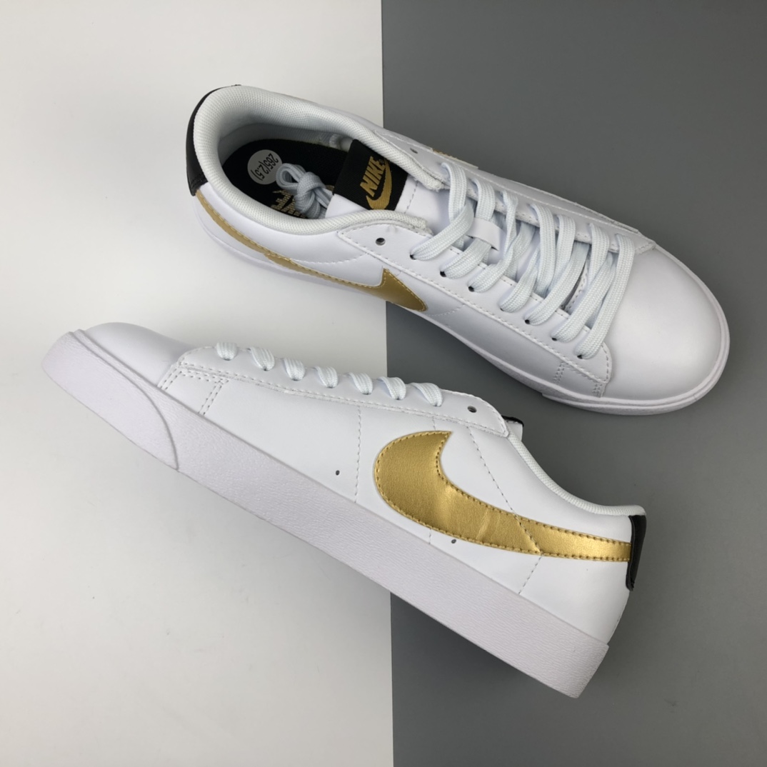 140 Nike Blazer Low PRM 开拓者系列经典低帮百搭休闲运动小白板鞋 AV9370-107