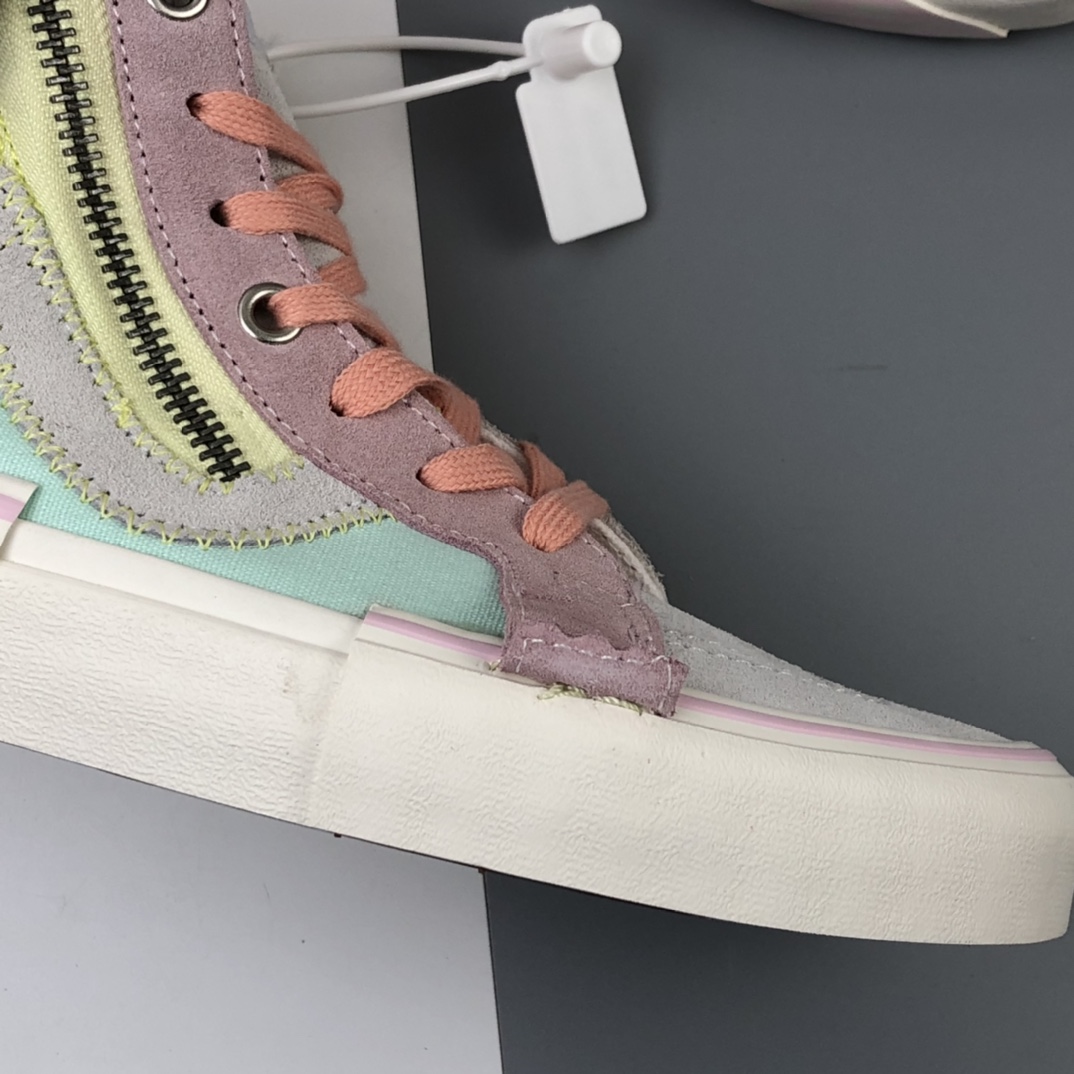 270 Vans Vault Sk8-Hi Cap LX 解构主义高帮帆布硫化板鞋 VN0A3WM124D 以经典鞋型