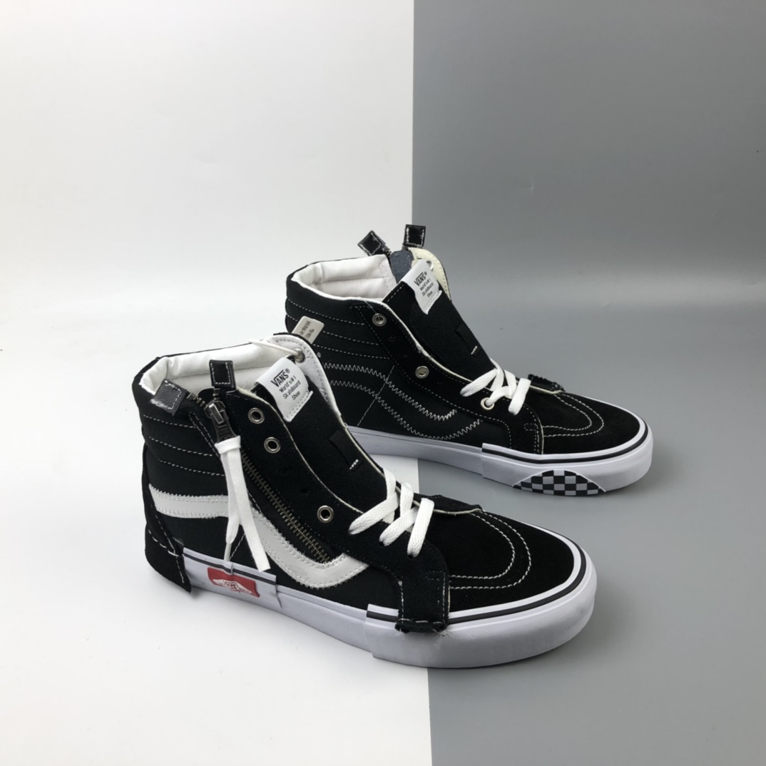 270 Vans Vault Sk8-Hi Cap LX 解构主义高帮帆布硫化板鞋 VN0A3WM16BT