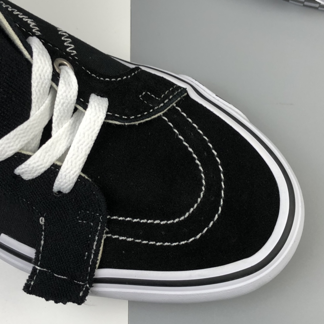 270 Vans Vault Sk8-Hi Cap LX 解构主义高帮帆布硫化板鞋 VN0A3WM16BT