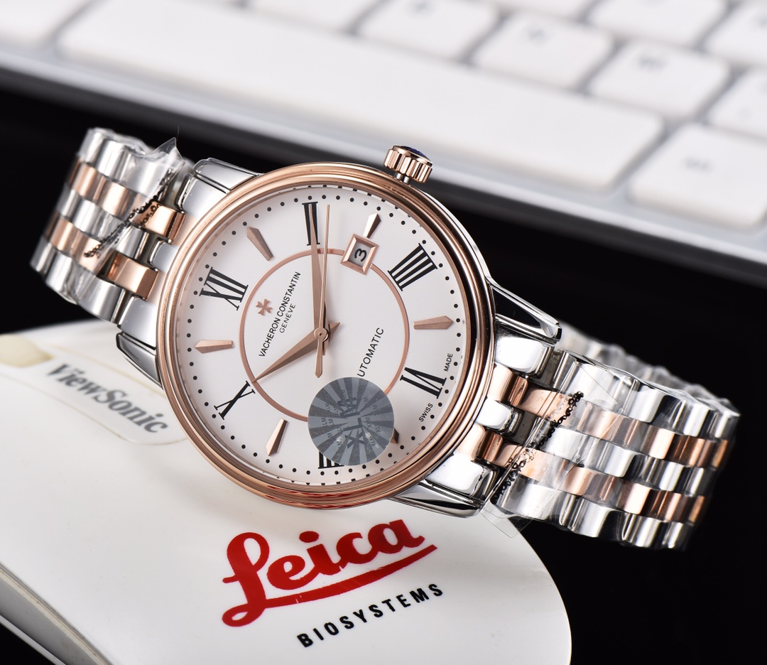 💰320 新品江诗丹顿贵族的艺术品!搭配进口2813机械机芯进口316精钢!耐磨防刮玻璃!简约而不简单XLM出品!你可以轻易拥有时间,但你不能轻易拥有江诗丹顿!土豪们赶紧下手吧.表壳直径40mm