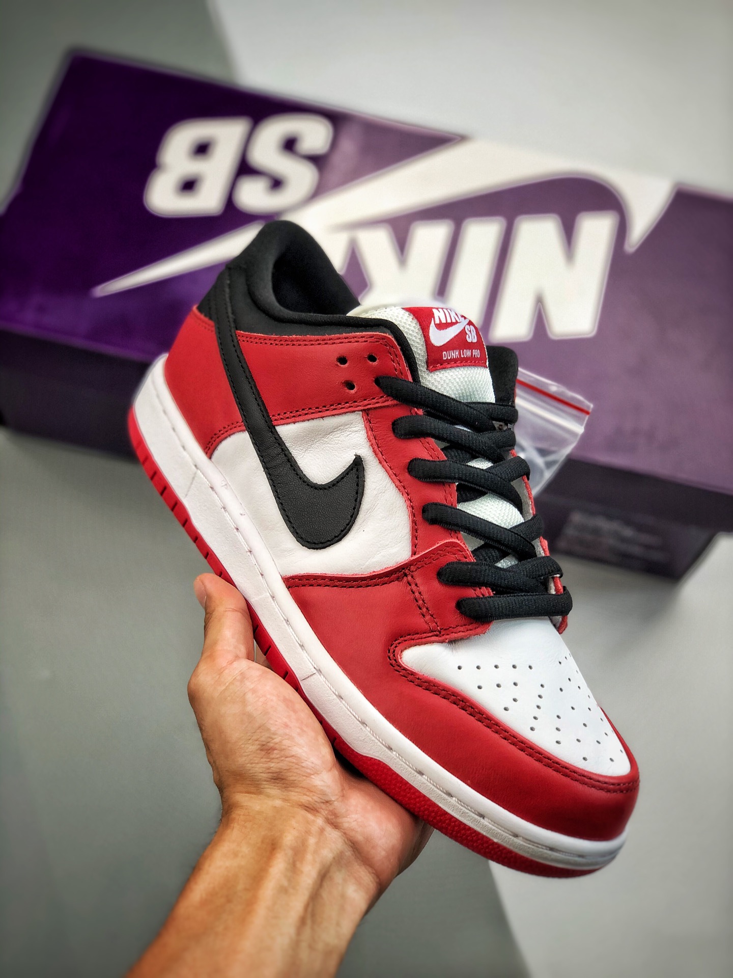 Beneficio de fábrica cooperativa, ¡manos rápidas! 💥 NK Dunk SB "Chicago" color Chicago, producción pura original de fá…
