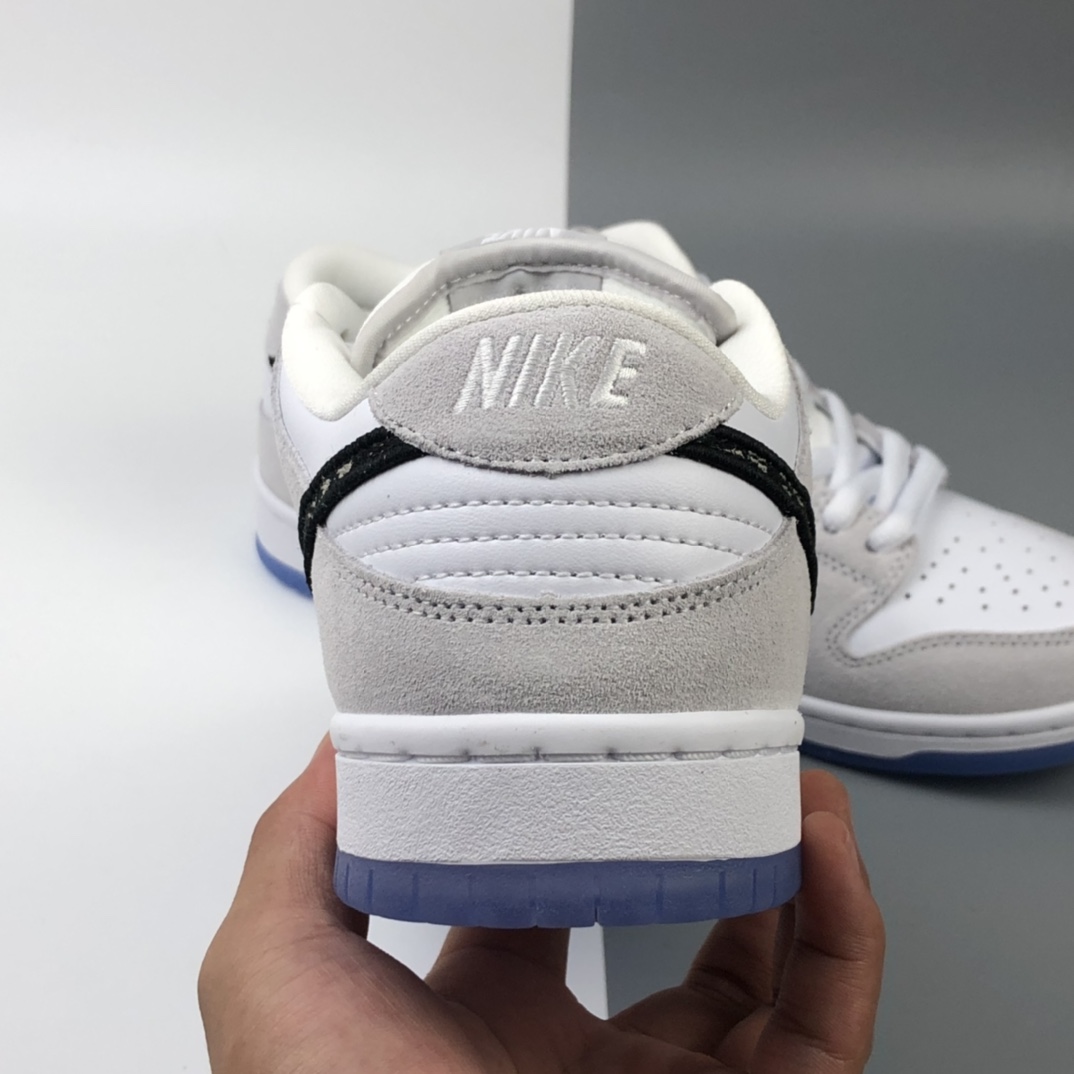 270 Dior x NK SB Dunk Low 迪奥提花联名 扣篮系列复古低帮休闲运动滑板板鞋 BQ6817-002