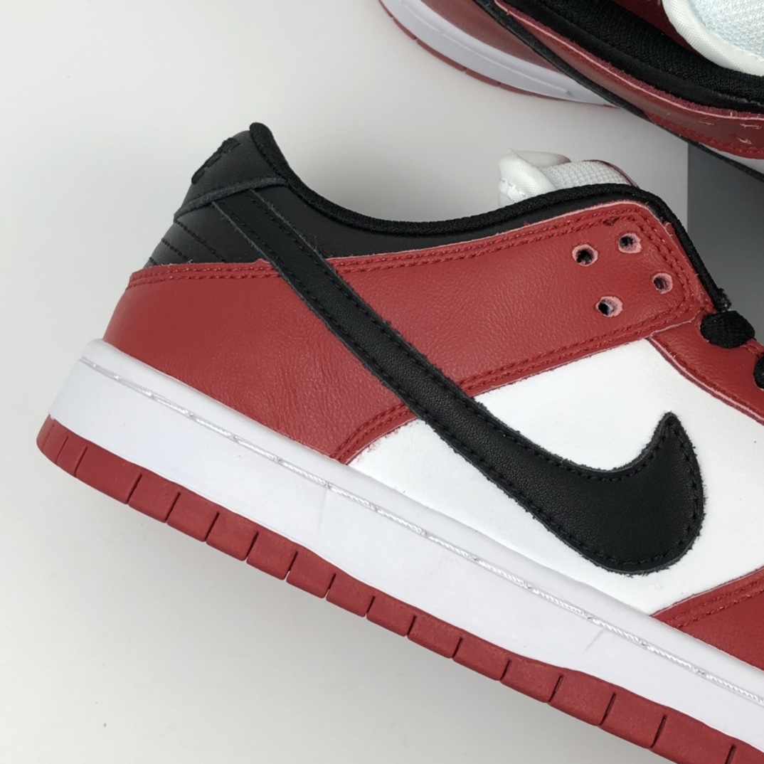 170  Nike SB Dunk Low Pro 芝加哥 扣篮系列复古头层低帮休闲运动滑板鞋 BQ6817-600