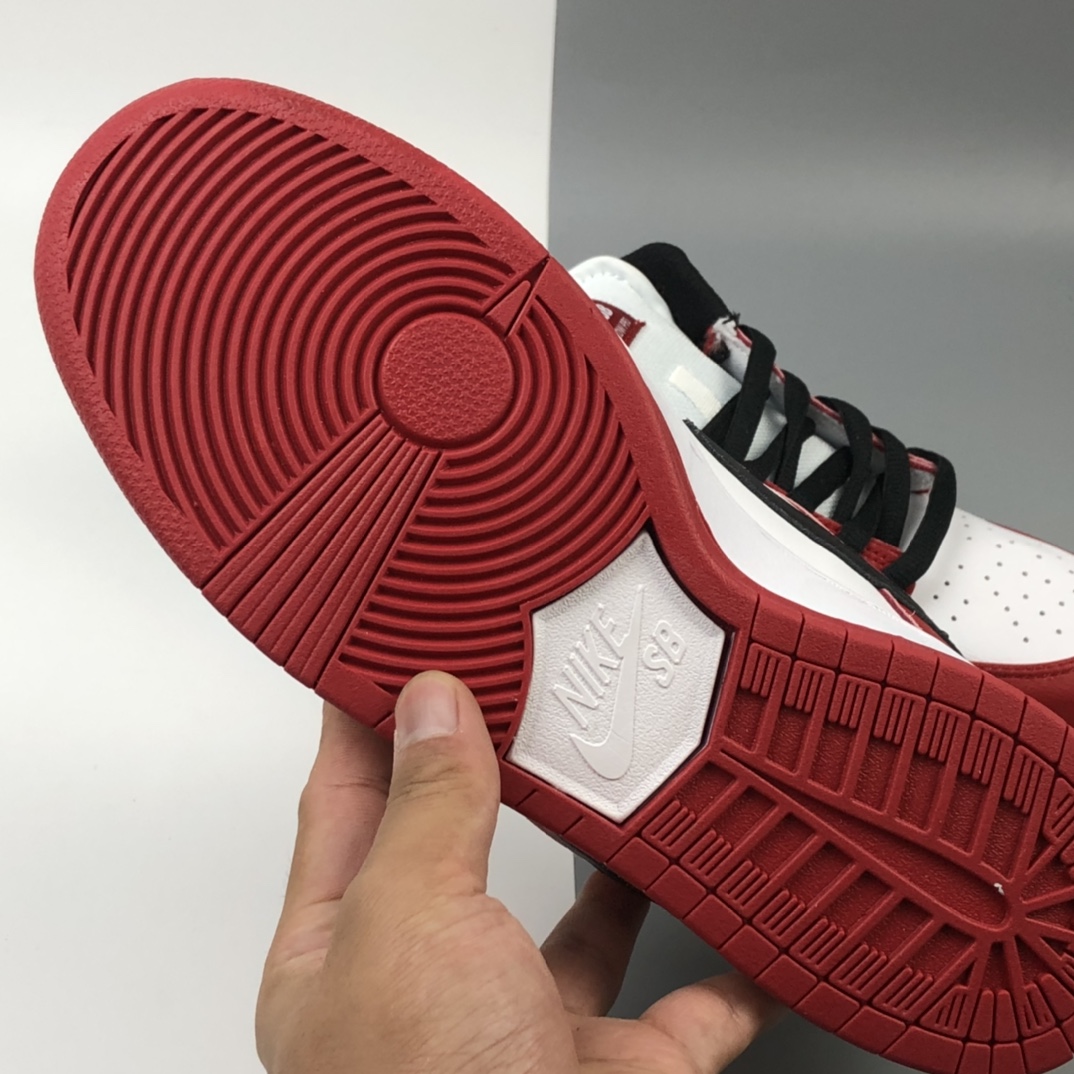 170  Nike SB Dunk Low Pro 芝加哥 扣篮系列复古头层低帮休闲运动滑板鞋 BQ6817-600
